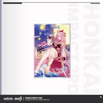 Birthday Greeting Series PET Shikishi Cardboard Honkai Impact 3rd Elysia ACG Go Anime www.acg-go.com Aponia, Bronya, Carol, Eden, Elysia, Fu Hua, Honkai Impact 3rd, Li Sushang, Mobius, Murata Himeko, Natasha, Pardofelis, Raiden Mei, Rita, Seele, Shigure Kira, Shikishi, Theresa, Vill-V, Yae Sakura