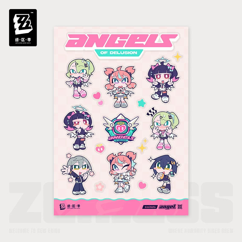 Zenless Zone Zero PINK Sugar Rush Series Chibi Sticker