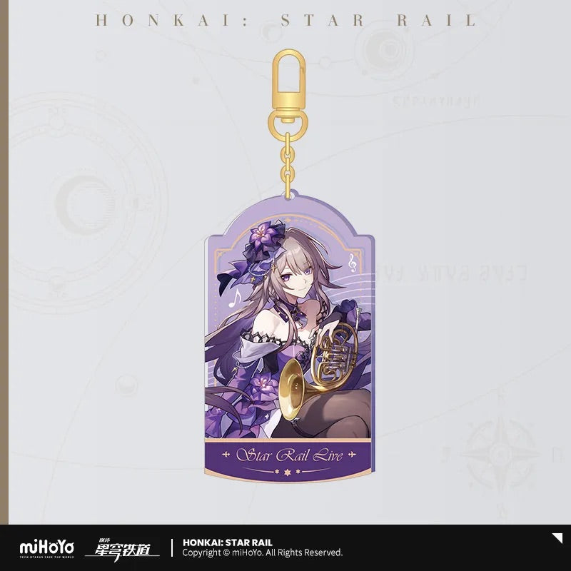 LIVE Series Quicksand Acrylic Keychain