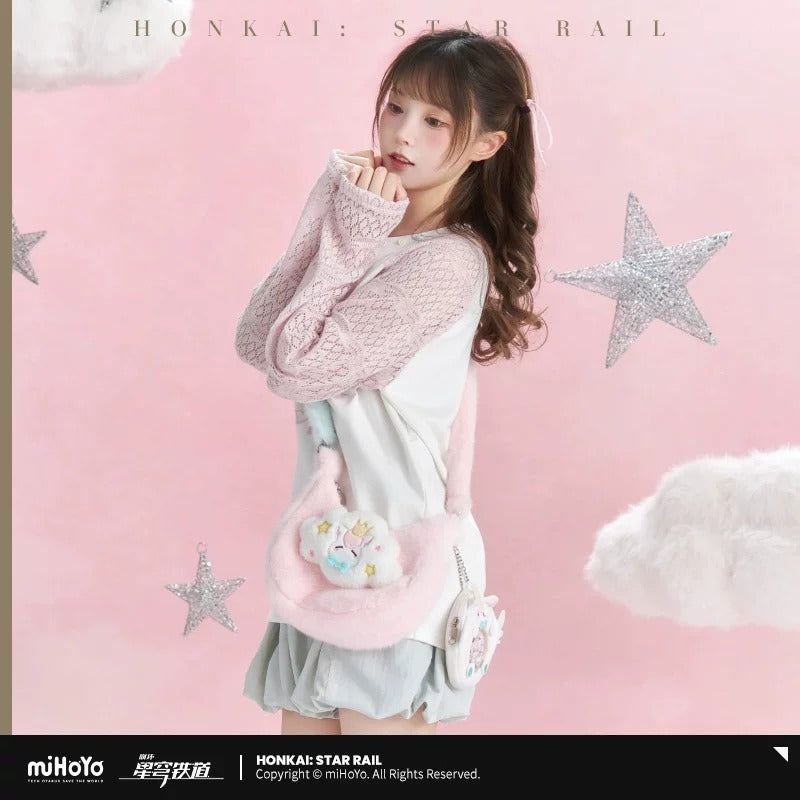 Honkai: Star Rail Hyacine Theme Impression Series Plush Crossbody Bag