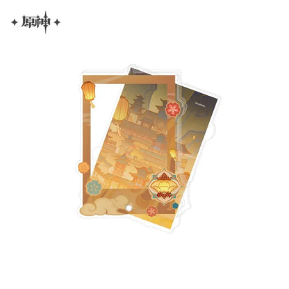 Genshin Impact Theme Series Acrylic Gu Mei Frame Springtime Charms ACG Go Anime www.acg-go.com Art Decor, Genshin Impact