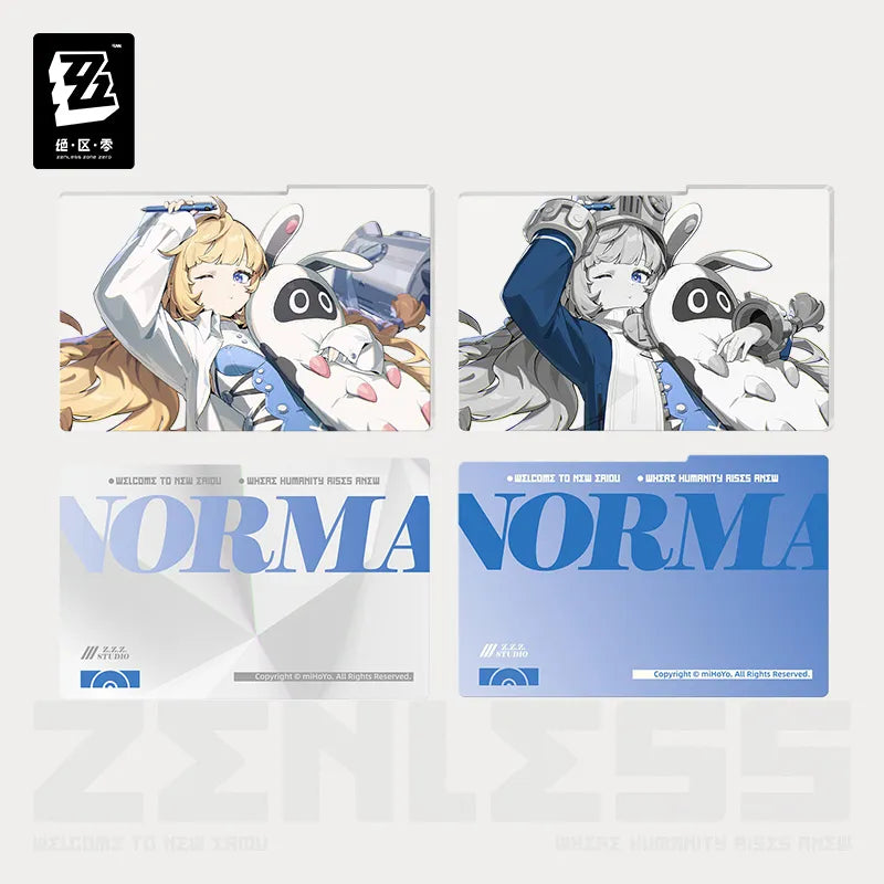 Zenless Zone Zero Mindscape Cinema Series External Strategy Department Compliance Authority Framed Acrylic Insert Set