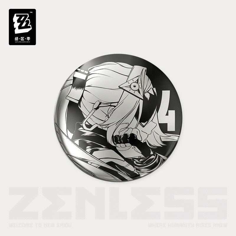 Zenless Zone Zero Time Signal Research Series Metallic Mirror Badge Vol.2