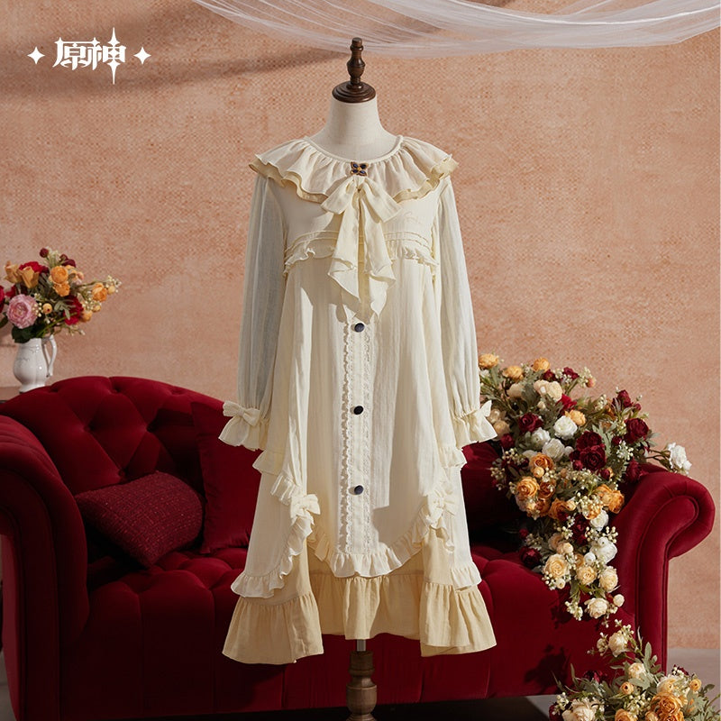 Genshin Impact Sandrone Nighttime Tea Talk Series Nightdress With Sleeping Cap