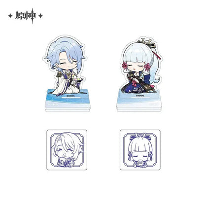 2023 Offline Exhibition Series Merch Acrylic Seal Ornaments Genshin Impact Kamisato ACG Go Anime www.acg-go.com Art Decor, Kamisato Ayaka, Kamisato Ayato, Stationary