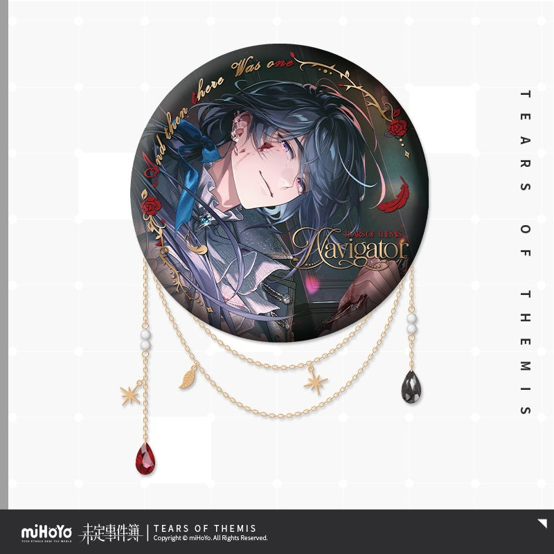 Tears of Themis Love & Wanderlust Series And Then There Was One Sereis Tinplate Badges & Decorative Chains