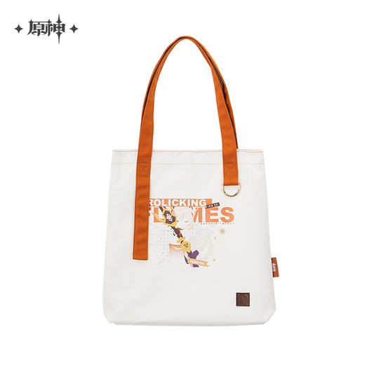 Genshin Impact Yoimiya Frolicking Flames Canvas Tote Bag