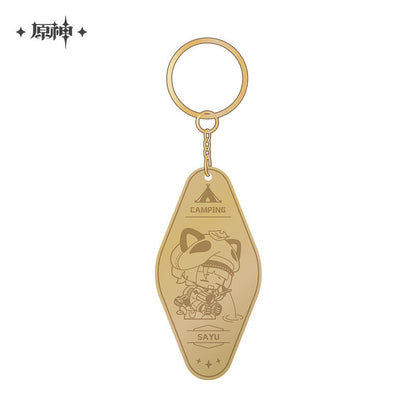 Go Camping Series Metal Pendant