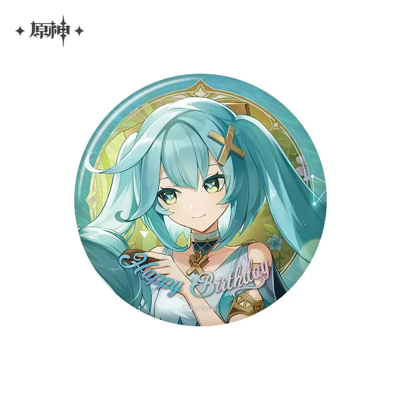 The Day of Destiny Series Character Badge 2025 Faruzan ACG Go Anime www.acg-go.com Alhaitham, Arataki Itto, Badge, Baizhu, Beidou, Bennett, Candace, Charlotte, Chevreuse, Collei, Cyno, Dehya, Diluc, Diona, Fischl, Gorou, Jean, Kamisato Ayato, Kirara, Lisa, Lynette, Lyney, Noelle, Paimon, Qiqi, Raiden Shogun, Rosaria, Sangonomiya Kokomi, Shenhe, Thoma, Venti, Wanderer, Xianyun, Xiao, Yae Miko, Yaoyao, Yelan, Yoimiya, Yun Jin