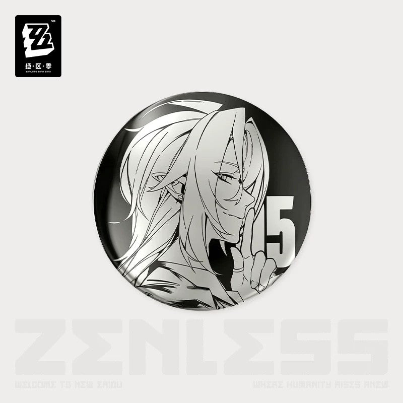 Zenless Zone Zero Time Signal Research Series Metallic Mirror Badge Vol.2
