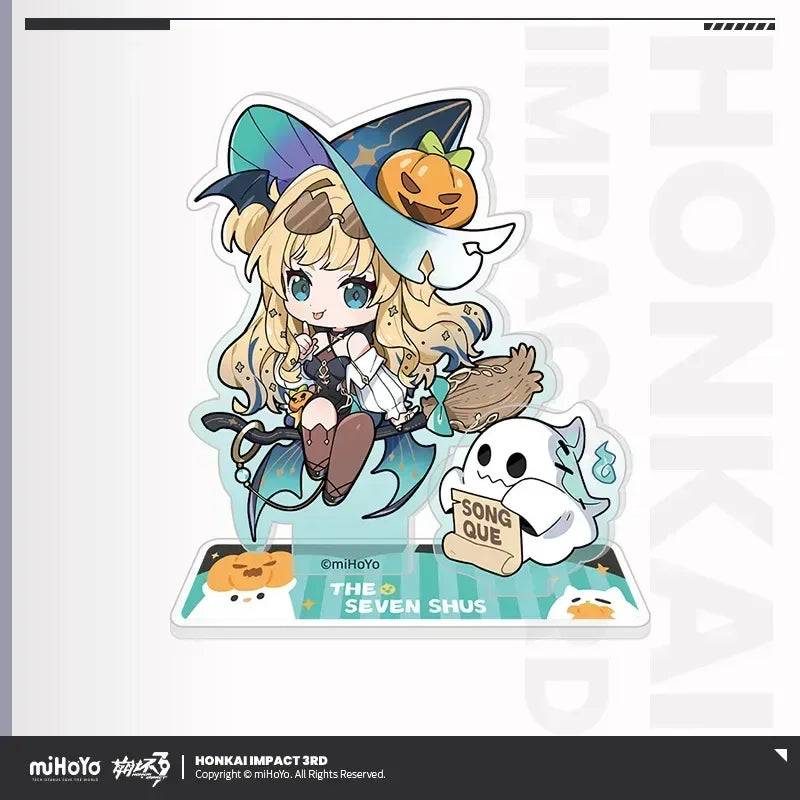 Honkai Impact 3rd The Seven Shus Night of Encounters Series Chibi Acrylic Stand Songque ACG Go Anime www.acg-go.com Ajita, Baiji, Honkai Impact 3rd, Lantern, Litost, Serapeum, Songque, Stand, Thelema