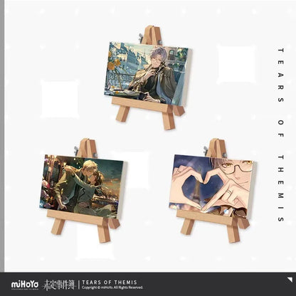 Tears of Themis The Beginning of Always Series Mini Decorative Easel Stand Ornament Luke Pearce A ACG Go Anime www.acg-go.com Art Decor, Artem Wing, Luke Pearce, Marius von Hagen, Tears of Themis, Vyn Richter