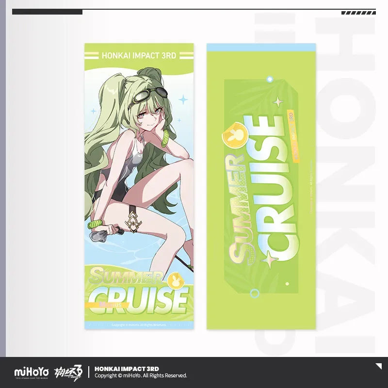 Summer Cruise Series Laser Cardboard Vol.4 Honkai Impact 3rd Mobius ACG Go Anime www.acg-go.com Aponia, Cardboard, Eden, Elysia, Griseo, Honkai Impact 3rd, Hua, Kalpas, Kevin, Kosma, Mobius, Pardofelis, Sakura, Su, Vill-V