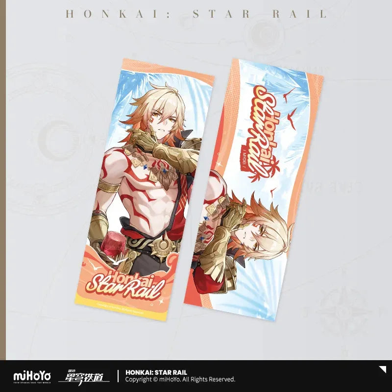 Honkai: Star Rail Fruity Summer Series Laser Ticket Mydei ACG Go Anime www.acg-go.com Caelus, Castorice, Honkai: Star Rail, Mydei, Stelle, Ticket, Trailblazer