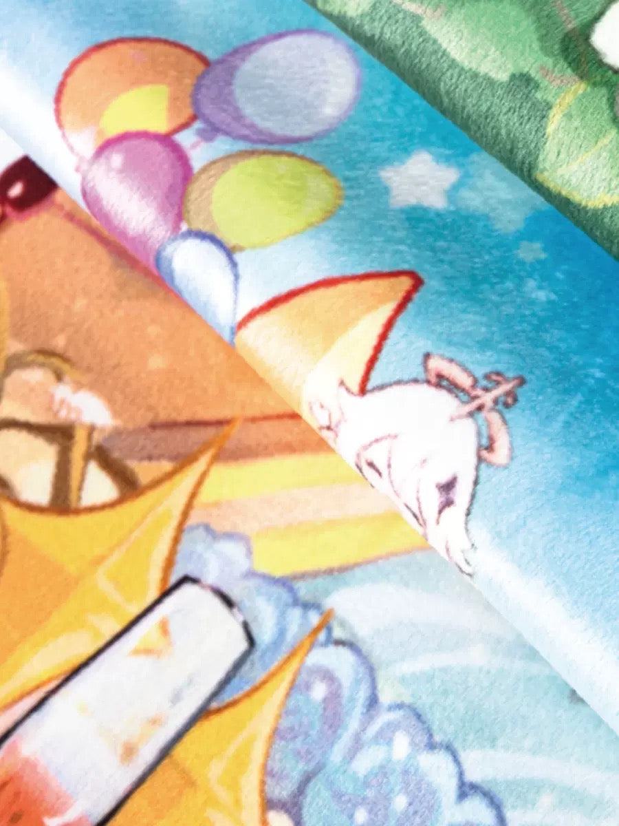 Juneyaoair x Genshin Impact 3rd Anniversary Collaboration Flight Blanket