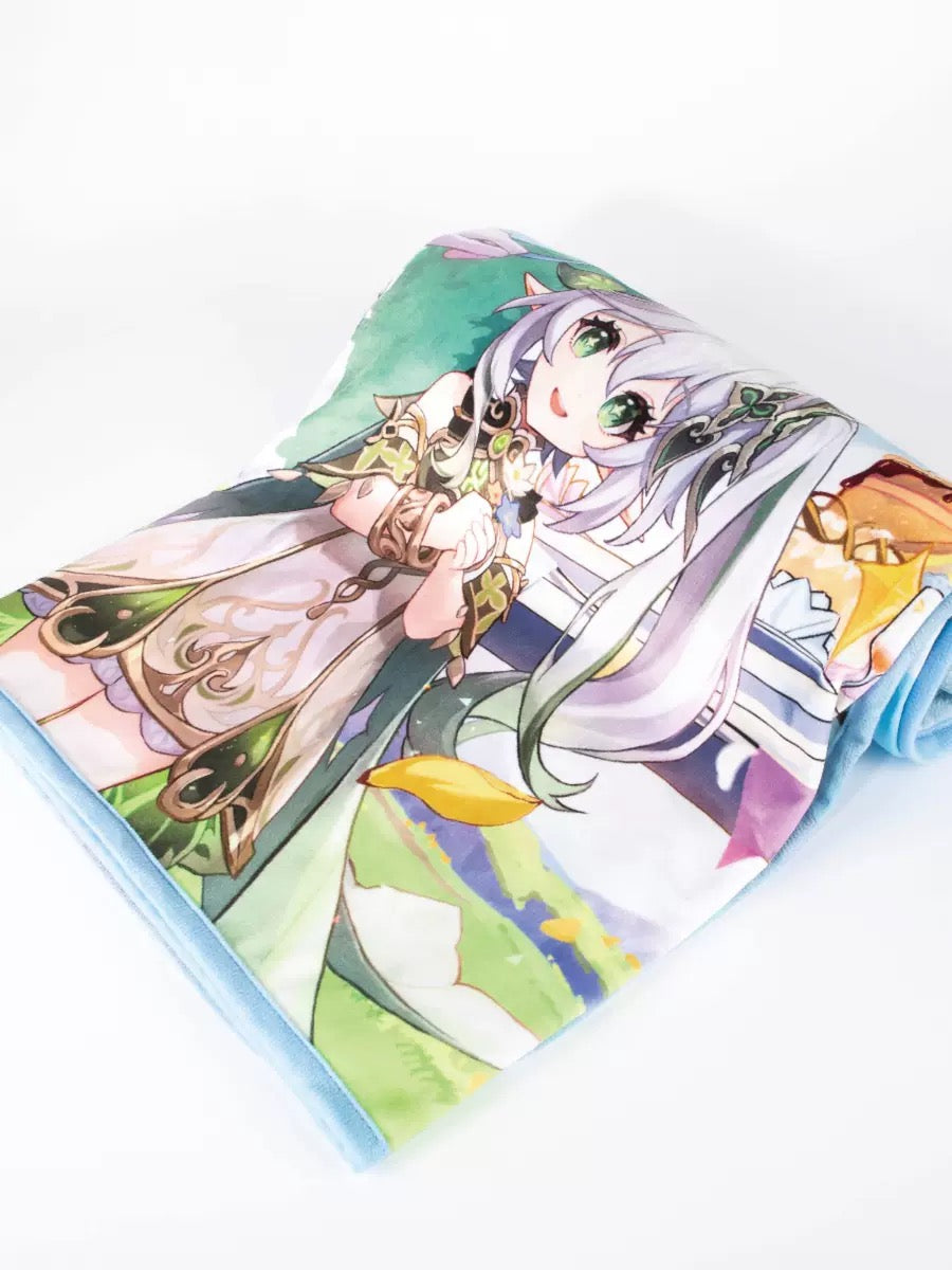 Juneyaoair x Genshin Impact 3rd Anniversary Collaboration Flight Blanket