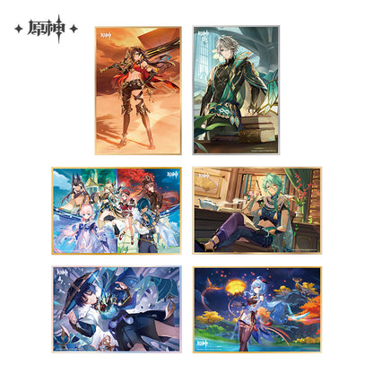 Genshin Impact Shikishi Card Board