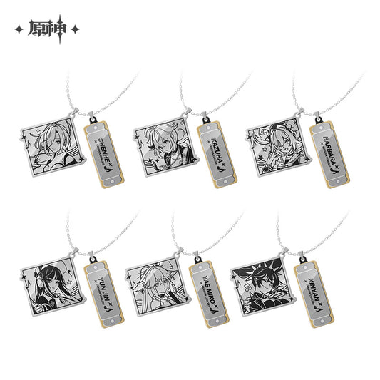 Genshin Impact Genshin Concert 2022 Series Mini Harmonica Necklace