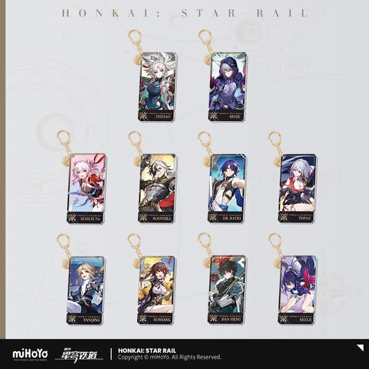 The Hunt Character Warp Artwork Acrylic Keychain