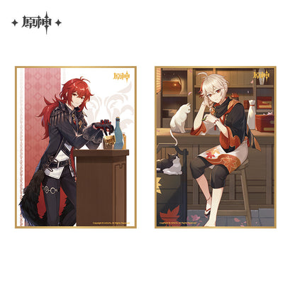 Genshin Impact Offline Store Series Vol 2 Shikishi Card Board
