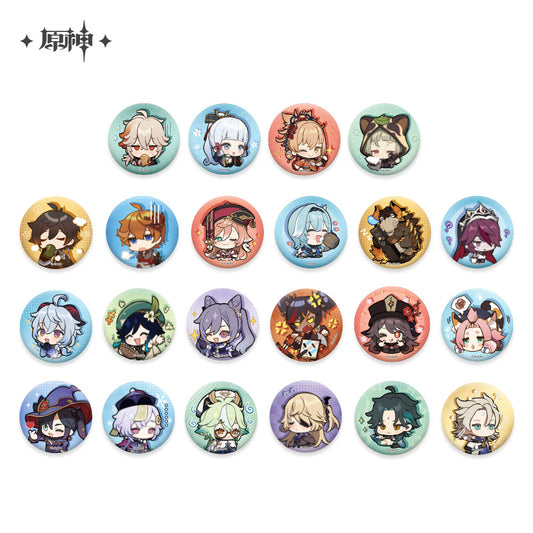 Genshin Impact Chibi Character Series Badge Vol.1