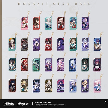 Invitation From The Stellar Series Quicksand Acrylic Keychain