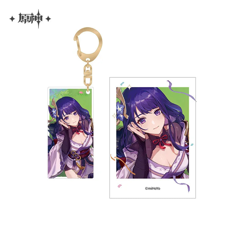 Genshin Impact FES 2023 Series Polaroid & Acrylic Keychain Set