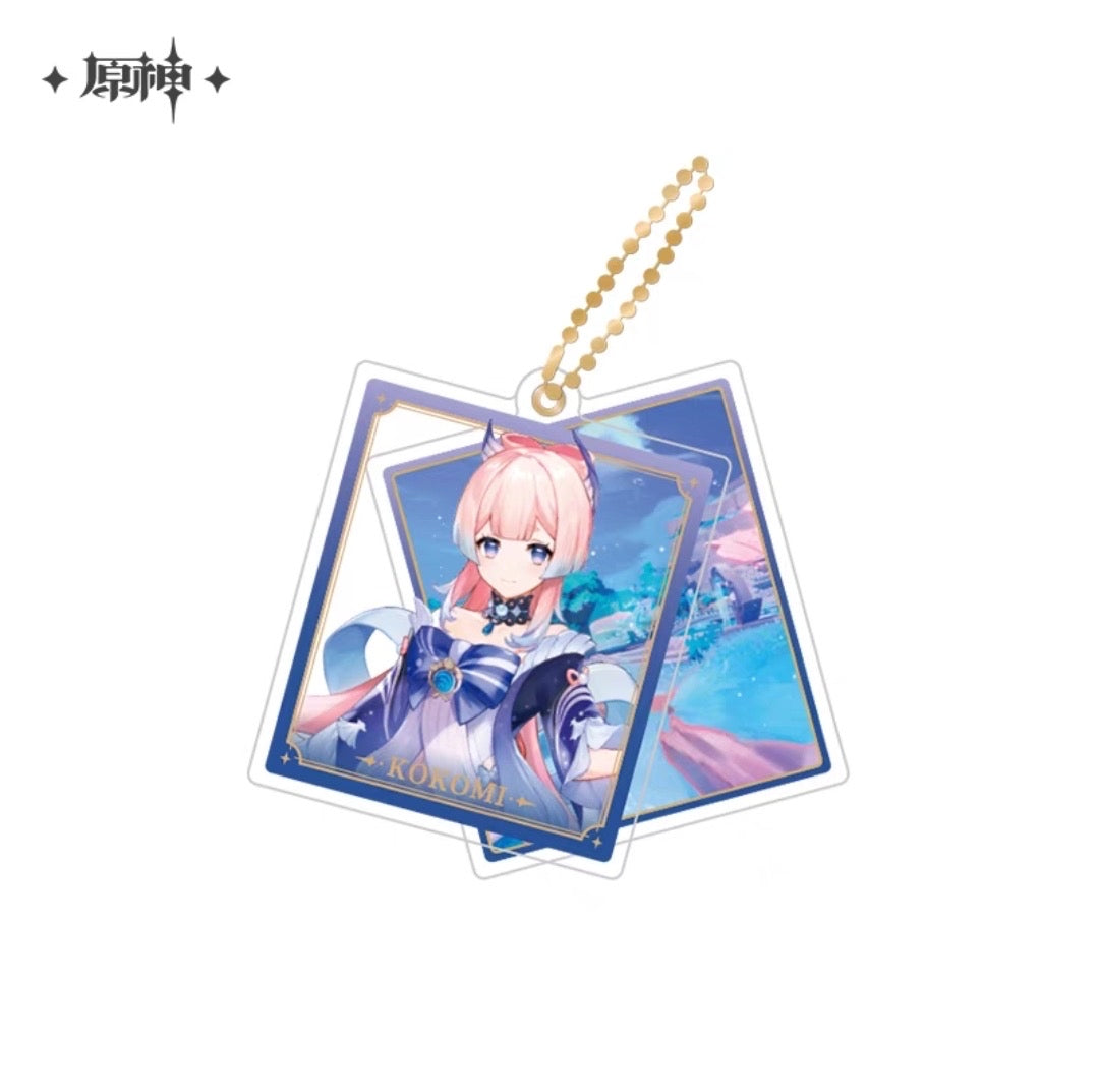 Genshin Impact Event Artwork Series Acrylic Pendant