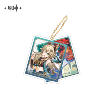 Genshin Impact Court of Outing Chibi Character Series Badge / Keychain