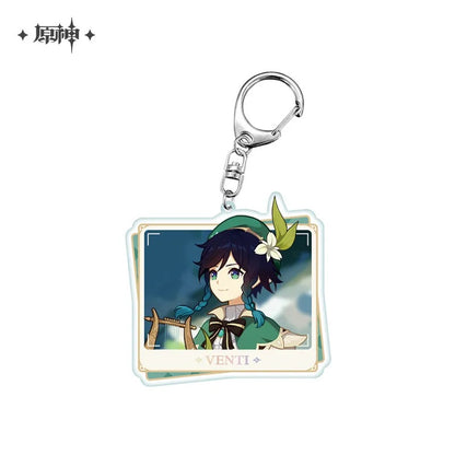 Genshin Impact Court of Outing Chibi Character Series Badge / Keychain