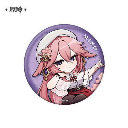 Court of Outing Chibi Character Series Badge / Keychain