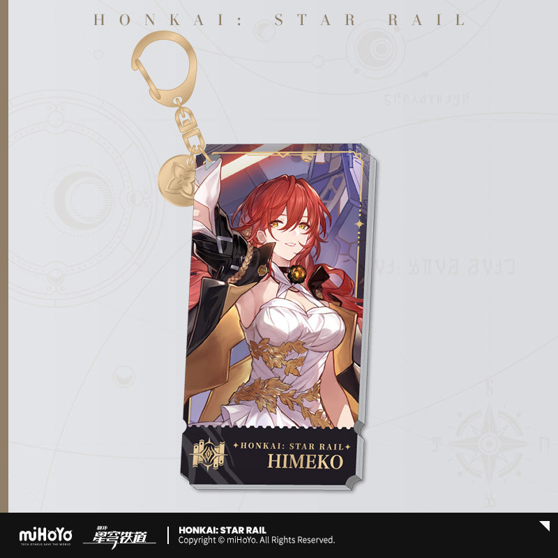 Honkai: Star Rail The Erudition Character Warp Artwork Acrylic Keychain
