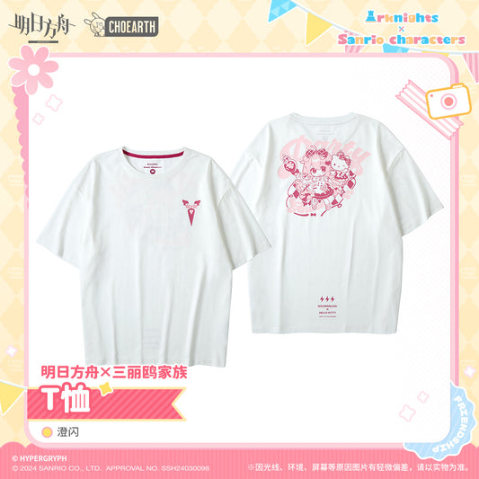 Arknights x Sanrio Goldenglow T-shirts
