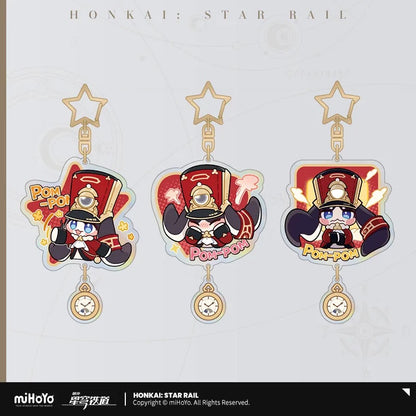Pom-Pom Exhibition Series Pom-Pom Acrylic Keychain