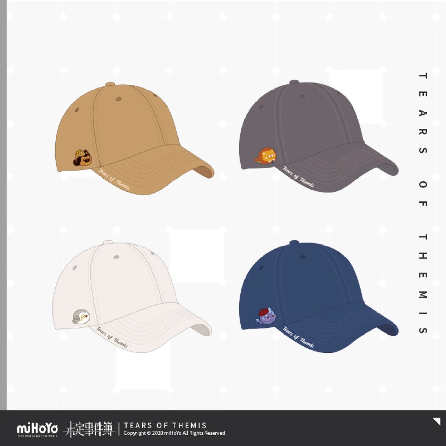 Tears of Themis Sui Xing Series Embroidered Baseball Cap