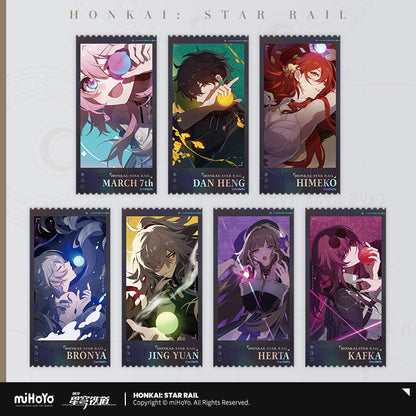 Departure Countdown Series Laser Commemorative Ticket Set