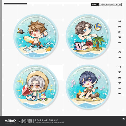 Summer Series Acrylic Quicksand Coaster