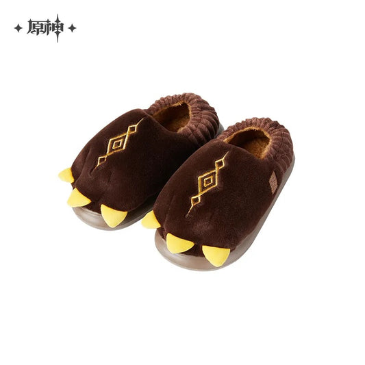 Genshin Impact Zhongli Theme Impression Series Exuvia Plush House Slippers