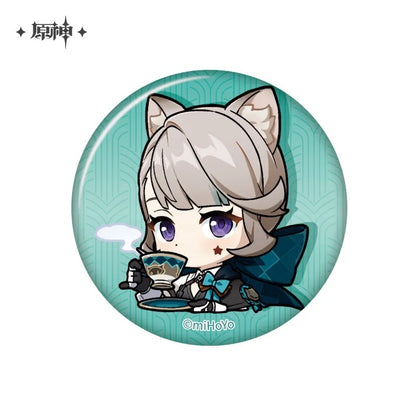 Genshin Impact Chibi Character Series Badge Court of Fontaine