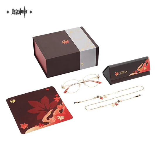 Genshin Impact Kaedehara Kazuha Theme Impression Series Glasses Gift Box