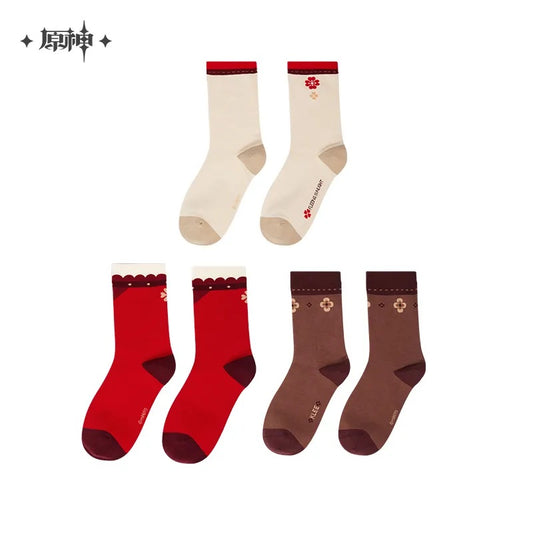 Genshin Impact Klee Theme Impression Series  Mid-calf Socks