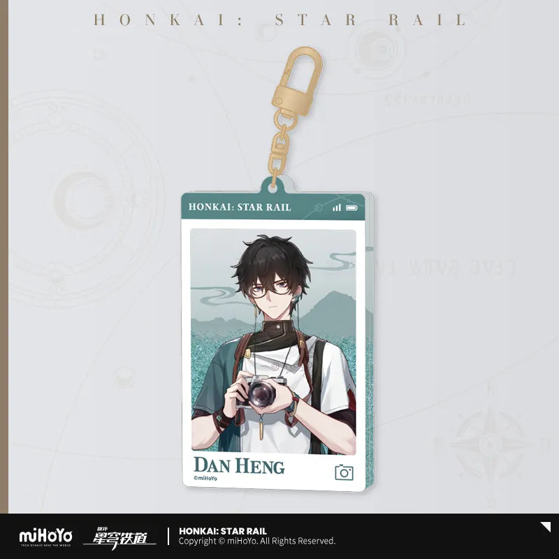 Honkai: Star Rail Express Travel Series Acrylic Quicksand Keychain