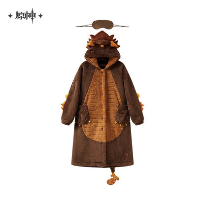 Genshin Impact Zhongli Theme Impression Series Exuvia Plush Home Robe (Including Eye Mask)