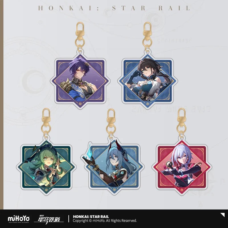 Interstellar Journey Series Acrylic Keychain