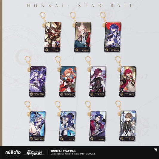 The Nihility Character Warp Artwork Acrylic Keychain