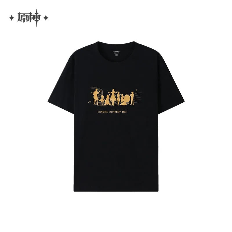 Genshin Impact Concert 2023 Series Hot stamping T-shirt