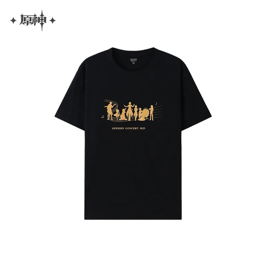 Genshin Impact Concert 2023 Series Hot stamping T-shirt