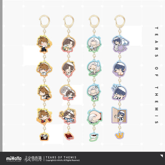 Tears of Themis Yue Ding Zhi Ri Series Chibi Acrylic Keychain