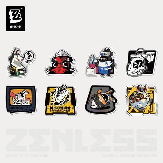 Equalizing Series Acrylic Refrigerator Magnets Set