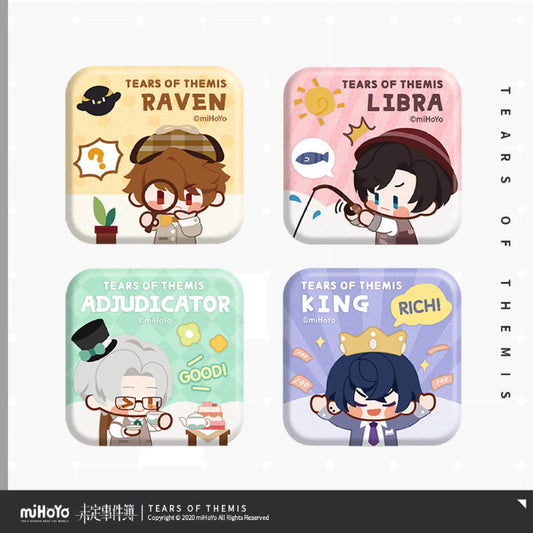 Xian Xi Series Chibi Square Tinplate Badge